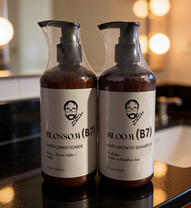 UnkoMykes Bloom (B7) Hair Growth Shampoo & Blossom  (B7) Conditioner
