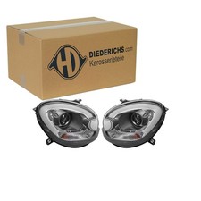 DIEDERICHS TUNING H9 SCHEINWERFER SATZ KLARGLAS SCHWARZ passend für MINI