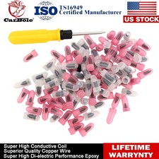 100Pcs Rubber Tire Nail Repair Kit Screw In Tire Plugs for Car Truck SUV Van