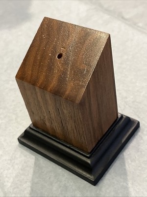 Ron s #3005 2 x1.5 x2.75 h Pedestal Hand Made Wooden Plinth 45deg For Busts