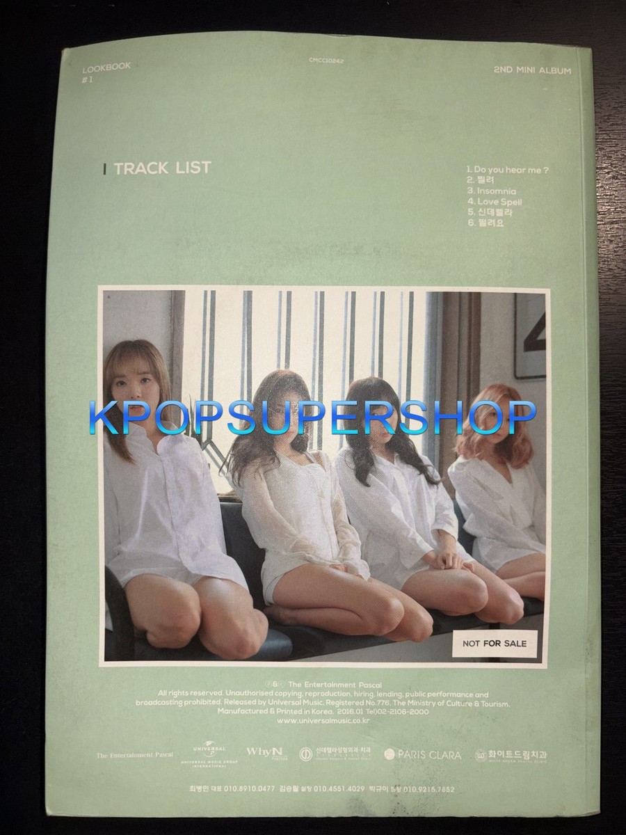 Stellar 2nd Mini Album Sting Autographed Signed CD Photobook Water