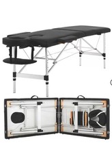 Two-fold Portable Massage Tablewith Aluminum Feet