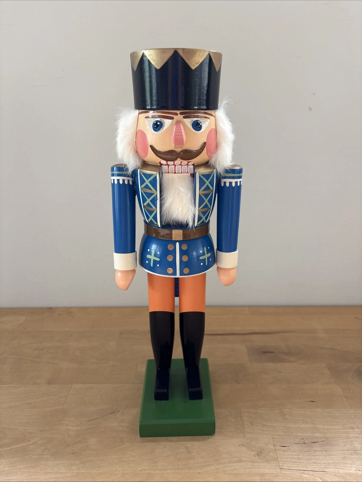 Large 14” Tall Vintage Nutcracker - German Democratic Republic - Blue & Orange
Opens in a new window