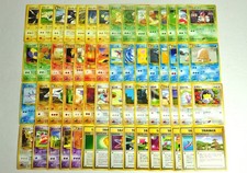 Pokemon card Neo Genesis LOT 60 Old Back Japanese  Pikachu Slowpoke Croconaw etc