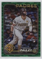 2024 Topps Update Green Crackle Foilboard 300/499 Graham Pauley #US84 3c2