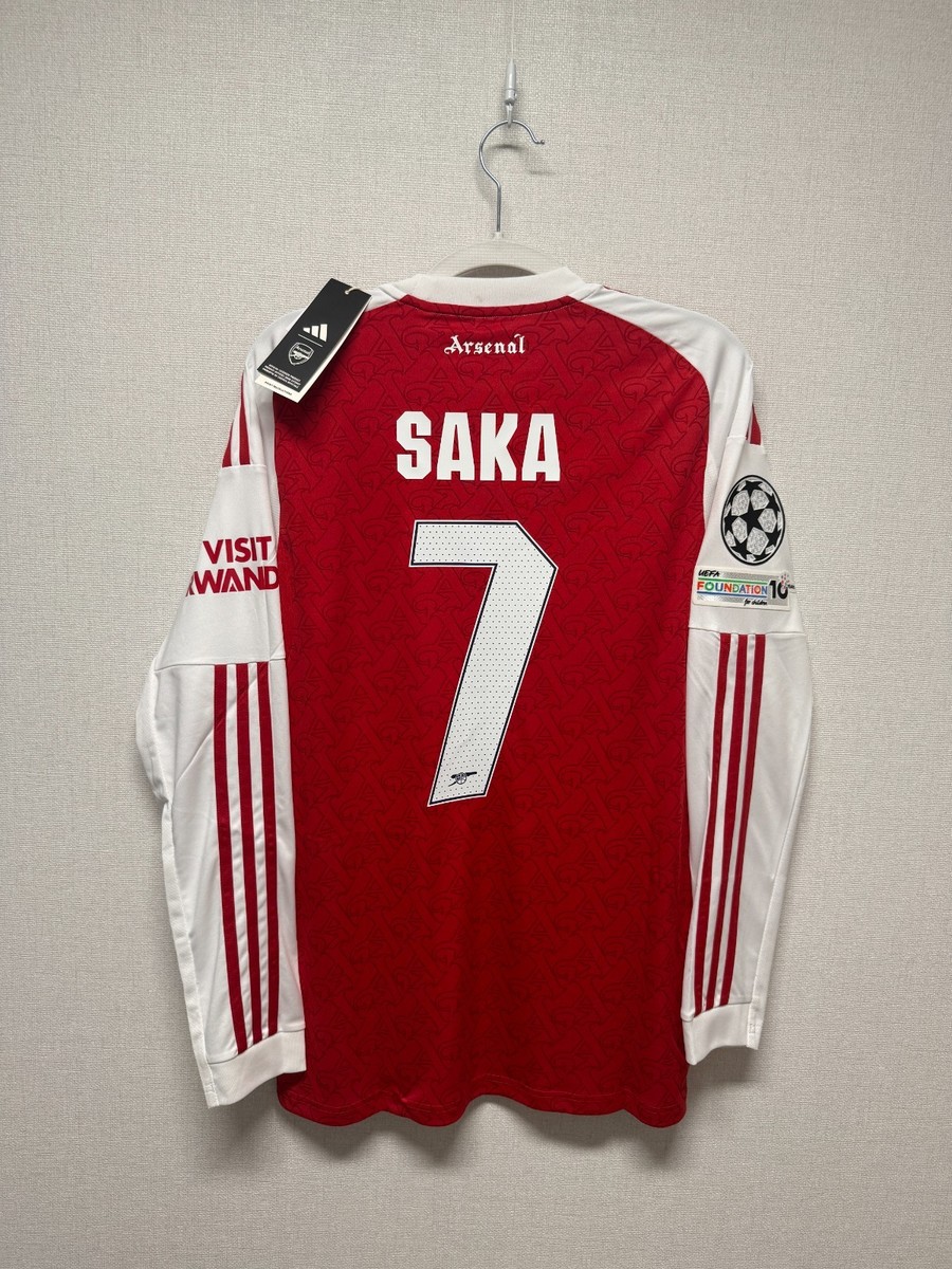 Arsenal FC ユニフォーム レッド ホワイト Adidas Arsenal 25-26 Home Jersey Football Kit NWT JI9536 (Asia M