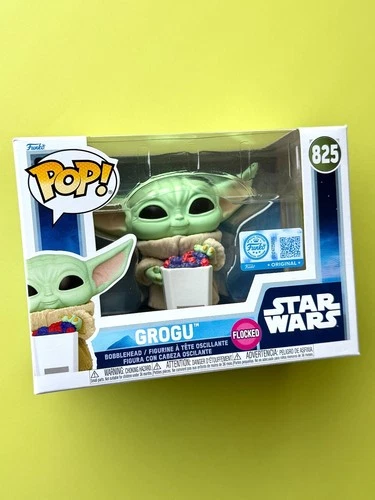 2026 FUNKO PoP! Star Wars GROGU Flocked #825 NEW❗️TARGET RELEASE ❗️😮😮