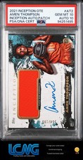 A3C Topps Inception Overtime Elite Autograph Patch Amen Thompson /199 PSA 10