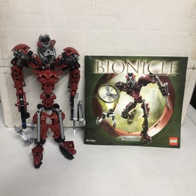 Bionicle 8756 Sidorak Nearly Complete missing Parts Of Feet&rsquo;s See Pictures