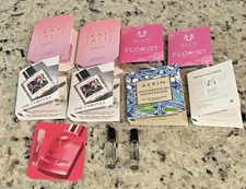 Kayali Fleur Majesty Rose Royale 31, Gucci Flora, Ellis Brooklyn, Carded Samples