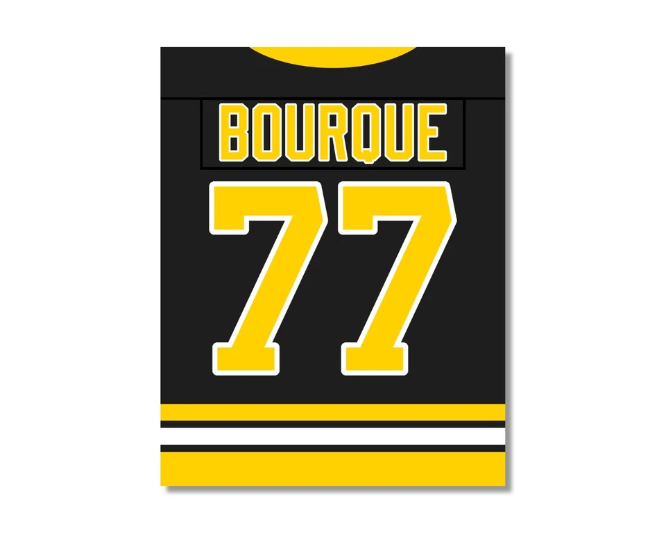 RAY BOURQUE 1980's Boston Bruins comparable Photo Picture / 8x10 11x14 16x20 JZ - Image 4 of 4