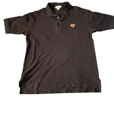 Vintage MJ Soffe Florida State Seminoles Polo Shirt Mens Large Black Cotton USA