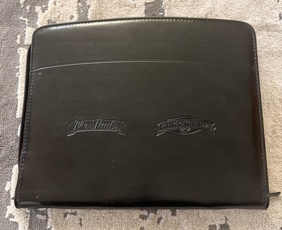Mrs. Paul s & Van De Kamp Playbook Zippered Folio Black Portfolio Advertising