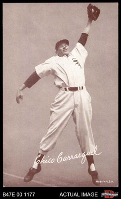 1947 Exhibits Chico Carrasquel  SOX White Sox COMMON VARIATION 4 - VG/EX