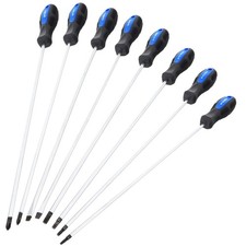 Schraubendreher TORX / KREUZ / SCHLITZ Schraubenzieher Set 450mm Extra Lang CR-V