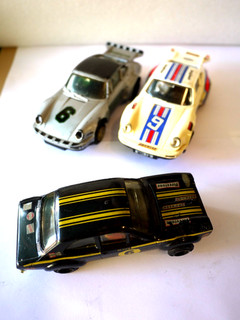 Scalextric C125 Martini silver Porsche and Escort RS 1600 all for spares