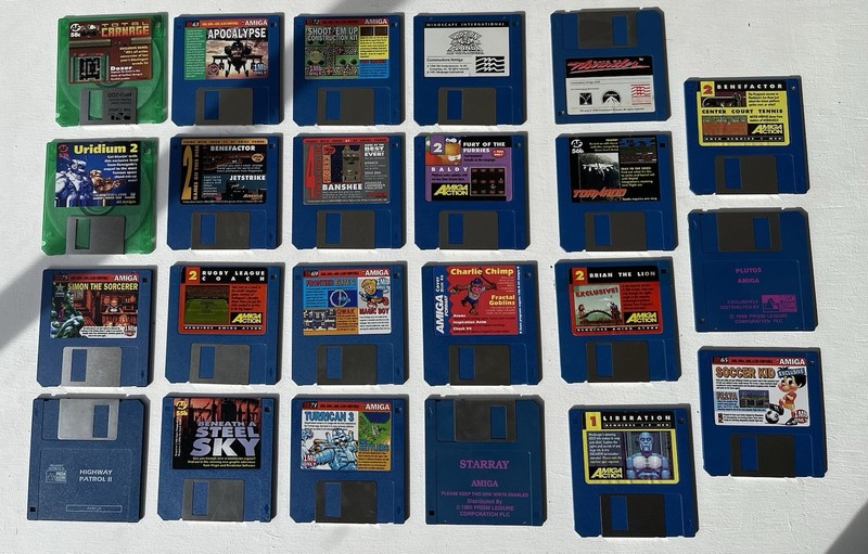 Bundle Of 23x CBM Amiga Games Job Lot