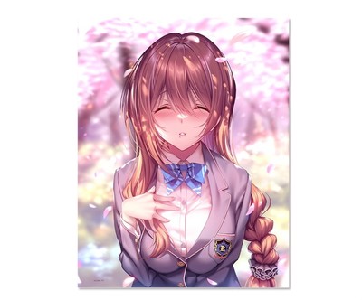 y19 Tapestry piromizu Cafe Collaboration Kiss Me B2 Kimi Shinoba Japan