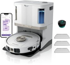 Shark AV2800ZEEUWH Saug- & Wischroboter NeverTouch Pro Selbstentleerung Weiß NEU