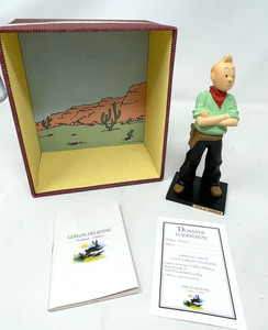 LEBLON DELIENNE - Sculpture Tintin - Coffret et certificat Numéroté - 1994 EUR 390,00 - FR