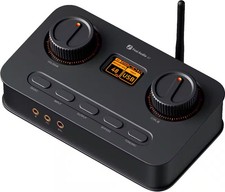 Fosi Audio - K7 DAC Headphone Amp for Gaming - Black