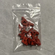 Seafarers of Catan Complete Set Of 15 Red Wooden Ships Replacement Parts