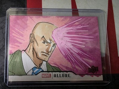 Upper Deck Marvel Skech Charles Xavier Professor X Chris Botterill