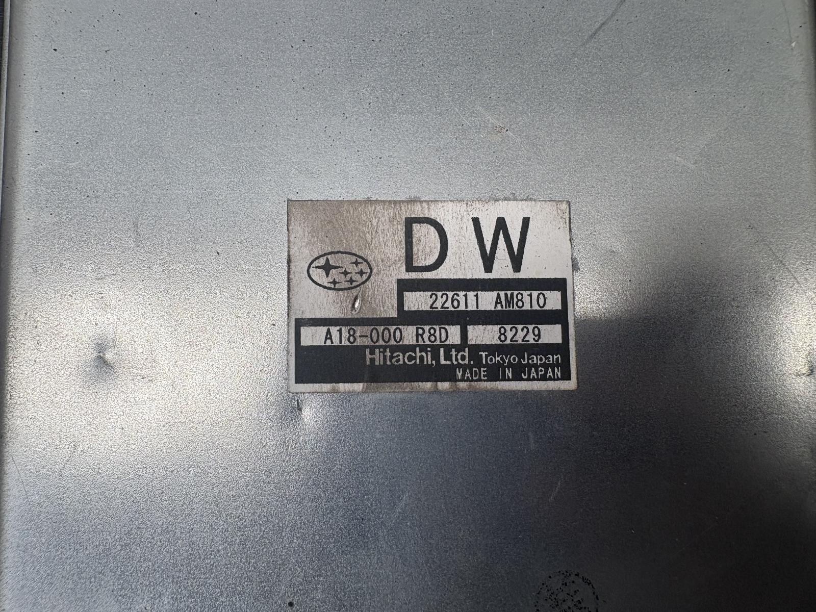 2008 Subaru Impreza Engine ECU G3 04/2007-11/2011 image 2