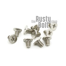 M2.5 x 3.5mm, Phillips Flat Wafer Head Screws, Steel, Nickel, Laptop Computer