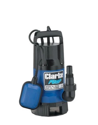 CLARKE WASSERPUMPE ELEKTRISCH TAUCHGERÄT 230V 133 LITER PRO MIN Schwimmerschalter PSV3