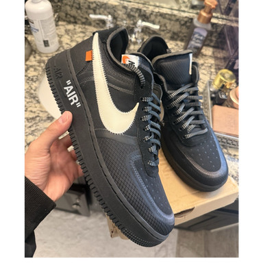 Nike Air Force 1 Low x Off-White The Ten Black/White Limited 2018 AO4606-001
