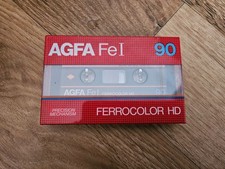 AGFA FeI- FERRO COLOR-HD 90-Audio Kassette-RAR-NEU-