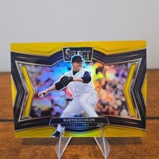 2024 Panini Select Gold Prizm /10 Bartolo Colon #31 Guardians