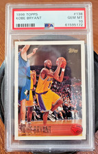 1996 Topps #138 Kobe Bryant Rookie Card Lakers HOF PSA 10 Hot!!. rookie card picture