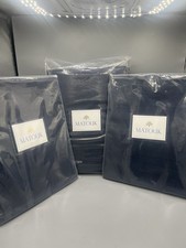 Matouk Full/Queen Matelasse Coverlet 2 Euro Shams Augusta Navy 100 Cotton NEW