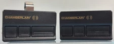 Two OEM Chamberlain Liftmaster (3-Button) Garage Door Opener Remotes 41A6127!