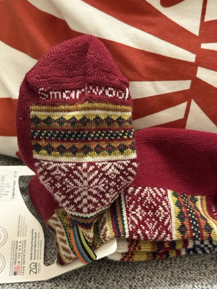 Suéter Smartwool Everyday Merino Crew Cojín Ligero Unisex Grande SW Fair Isle Foto 4 de 4