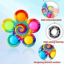 Funny Pops Finger Toys Push It Bubble Fidget Toy Fidget Spinner Squeeze Sensory