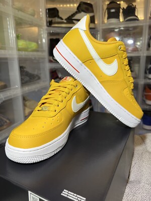 NIKE ★ Air Force 1 '07 LV8 40th Anniversary ★ YELLOW OCHRE Nike Air Force 1 Low '07 SE 40th Anniversary Yellow Ochre