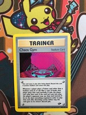 Chaos Gym 102/132 Gym Challenge Pokemon Karten NM