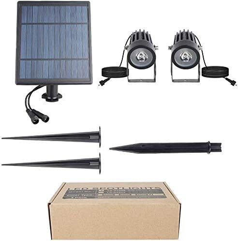 T-SUN Solar Powered LED Spot Lights Wall Light Garden Outdoor Spot Light Lamp UK - Picture 58 of 137