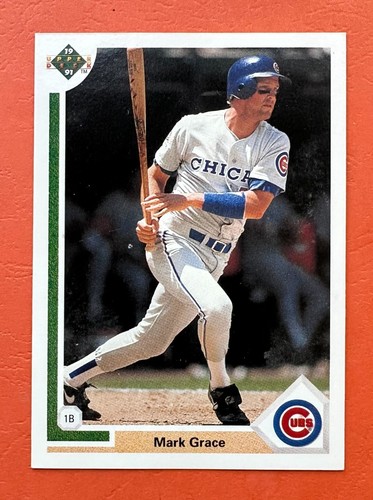 1991 Upper Deck Mark Grace #134 Chicago Cubs (4x Gold Glove/3x All-Star) - Bild 9 von 16