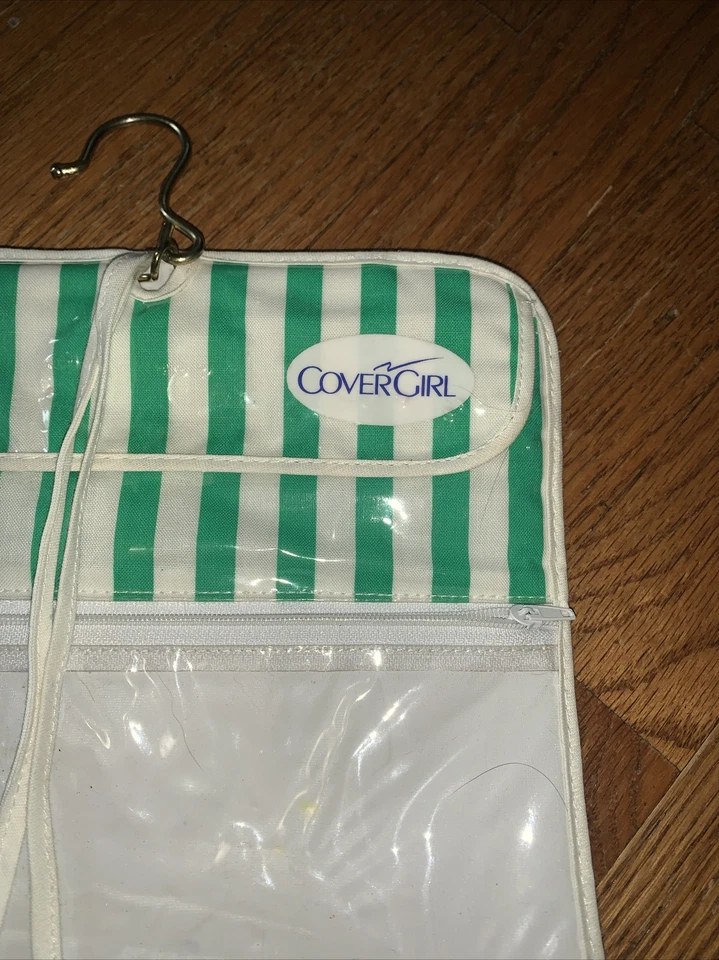 COVER GIRL Travel jewelry cosmetic Make Up bag carry on foldable 16”  ❤️tb - Image 3 of 4