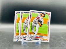 2021 Bowman - Ian Anderson - RC/Rookie - #27 - Lot of 3