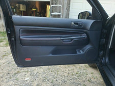3-door For Vw Golf Mk4 Bora Jetta Pair Front Door Armrest Panels Leather Cover