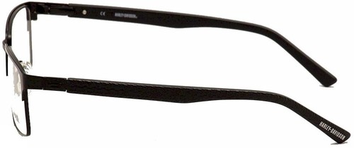 Harley Davidson HD716 001 Black Metal Optical Eyeglasses Frame 54-16-145 HD RX - Picture 2 of 2