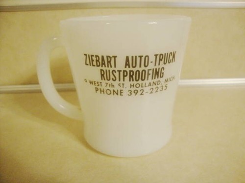 Vintage ZIEBART ANTIRUGGINE Pubblicità Auto Camion Holland Cup Fire King Forma! - Foto 3 di 5