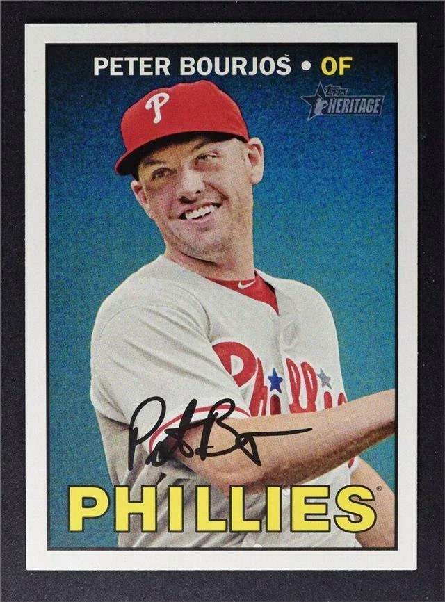 2016 Topps Heritage #545 Peter Bourjos - NM-MT | eBay
