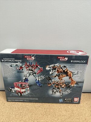 アメコミ　トランスフォーマー セット Transformers 4 AOE Platinum Edition: OPTIMUS PRIME & GRIMLOCK By