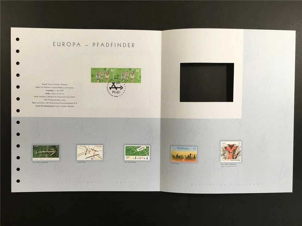 GERMANY ART-EDITION 2007/17 PFADFINDER BOY SCOUTS EUROPA CEPT - Image 3 of 4